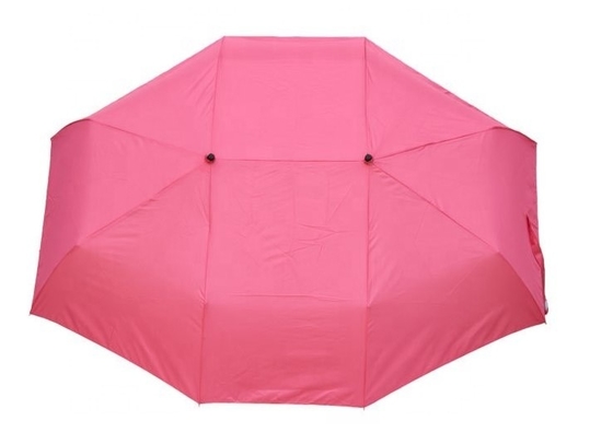 190T de tela Pongee personalizado de San Valentín doble para dos personas doble paraguas plegable para amantes y parejas