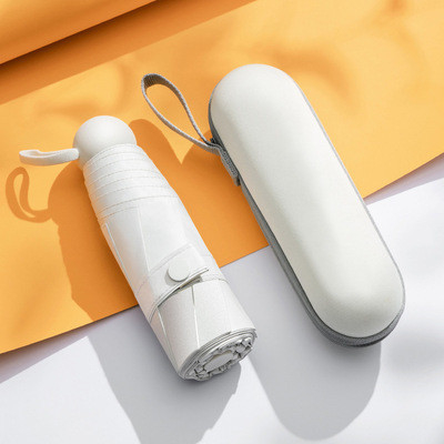 Choice del viajero Mini cinco capsulas plegadas con protección UV e impresión de logotipo