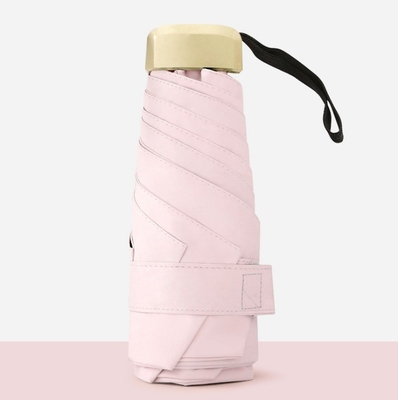 Impresión de paraguas plegables de moda cinco diseños personalizados Impresión de logotipos 20,5 pulgadas * 6k