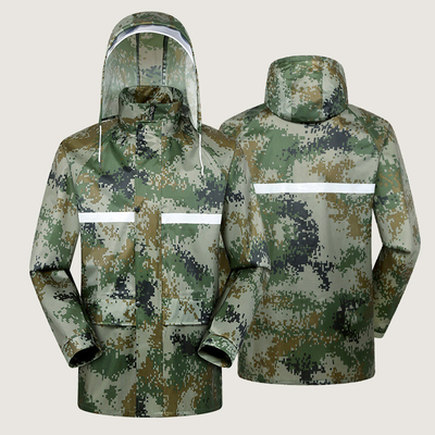 Protección del trabajo al aire libre impermeable y pantalones de camaflete de selva para adultos
