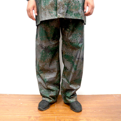 Protección del trabajo al aire libre impermeable y pantalones de camaflete de selva para adultos