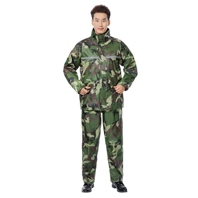 Protección del trabajo al aire libre impermeable y pantalones de camaflete de selva para adultos