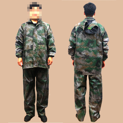 Protección del trabajo al aire libre impermeable y pantalones de camaflete de selva para adultos