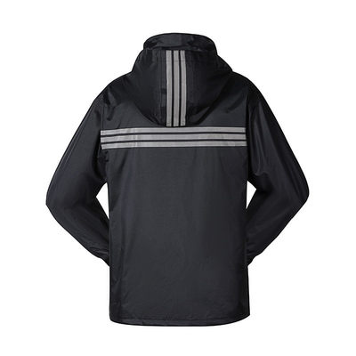 Día lluvioso Adultos chaqueta de lluvia masculina Traje de lluvia con pantalón Ropa de trabajo impermeable