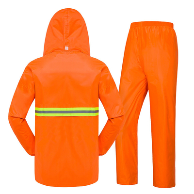 Camino al aire libre impermeable impermeable con impermeable reflejante personalizado