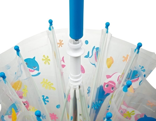 Impresión de tiburones Paraguas personalizados para niños Paraguas para niños POE Japón Paraguas