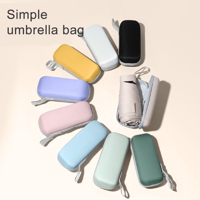 X503 Ultraligero Mini Paraguas Seis Dobles Portátil para Protección UV y Portabilidad