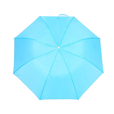 Promoción del mercado 2 plegado a prueba de viento y lluvia Logotipo personalizado Paraguas de protección solar