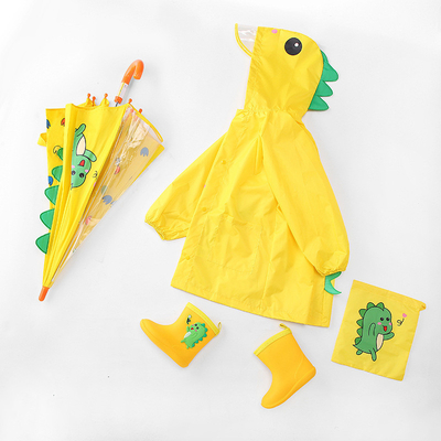 Modelado de orejas en 3D con mango largo Paraguas para niños con mango recubierto de goma 17 pulgadas * 8k