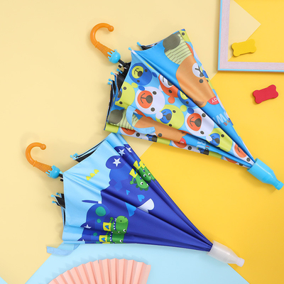 Estilo de diseño minimalista Paraguas para niños Logotipo personalizado Equipo de lluvia para niños Niñas