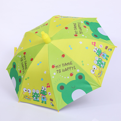 Estilo de diseño minimalista Paraguas para niños Logotipo personalizado Equipo de lluvia para niños Niñas