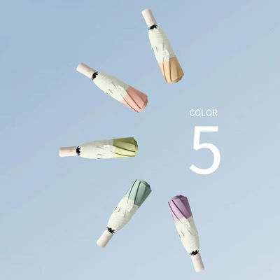 Doble color 8K 3 Protección solar plegable Paraguas automático automático plegable MQO 100PCS