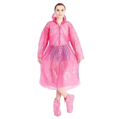 Revestimiento de lluvia desechable para viajes al aire libre durante la temporada de lluvias