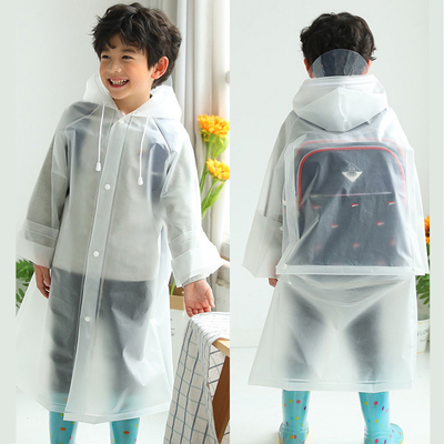 Camiseta de lluvia impermeable para niños con sombrilla de temporada de lluvia