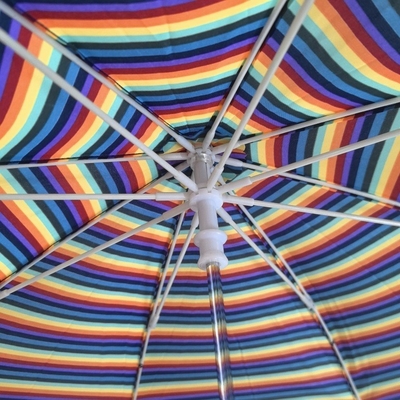 Rainbow Kids Paraguas Largo mango Seguro y fácil de abrir para niños del jardín de infantes