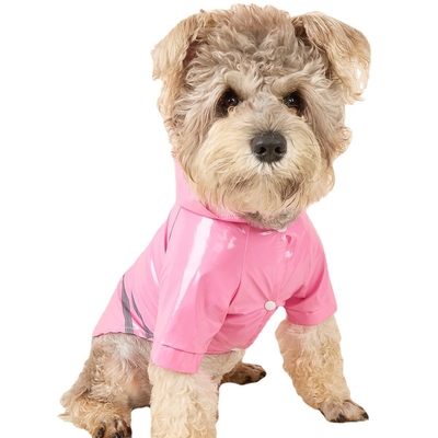 Proteja a su mascota de la lluvia y manténgase a salvo PVC Reflector personalizado para perros impermeable para viajar