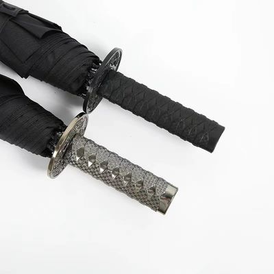 Espada de Samurai Creativo Puño de sombrilla para adultos Evitar el viento Paraguas para automóvil masculino femenino