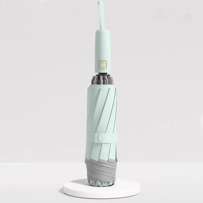 Eje de metal 10K Inverso Sombrinha Impermeable Paraguas Conjunto de regalos corporativos Logotipo personalizado