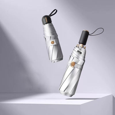 Titanio Plata Victoria-Secret Impresión Paraguas de flores para adultos y regalos corporativos