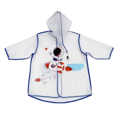 Pañuelo de lluvia para bebés de jardín de infantes Ropa impermeable EVA translúcida para niños y niñas