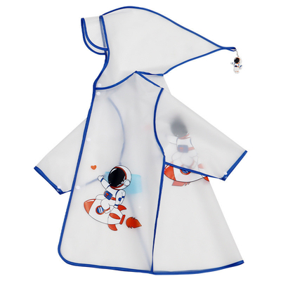 Pañuelo de lluvia para bebés de jardín de infantes Ropa impermeable EVA translúcida para niños y niñas