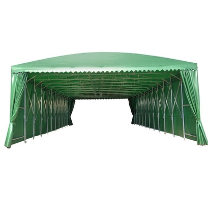 Cuadro de acero galvanizado empujar y tirar garaje plegable cochera para lavado de coches impermeable