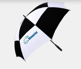 14mm Eje a prueba de viento Logotipo personalizado Paraguas de golf para promoción y grandes viajes