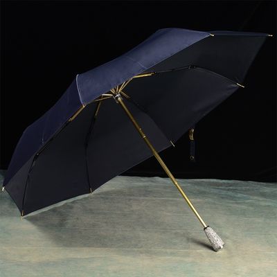 Control manual mango de inserción de diamante 3 sombrillas plegables sombrillas únicas de lluvia para mujeres