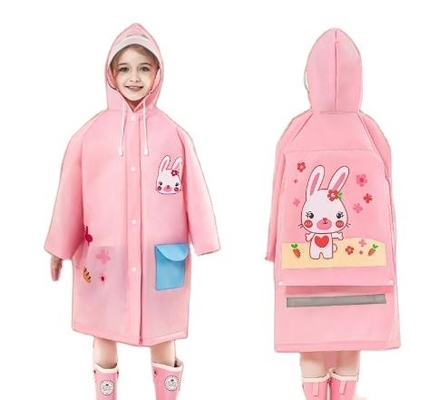 Abrigos de lluvia de una pieza para niños de tela 100% EVA Ideal para viajes y actividades al aire libre