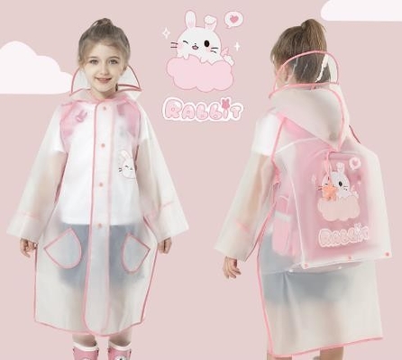 Abrigos de lluvia de una pieza para niños de tela 100% EVA Ideal para viajes y actividades al aire libre