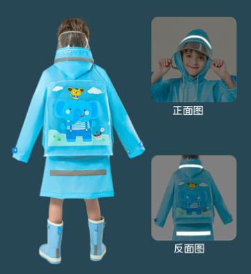 Rainwear Niños Abrigos de lluvia Niñas Niños 2023 Poncho a prueba de agua de cuerpo completo para la escuela primaria
