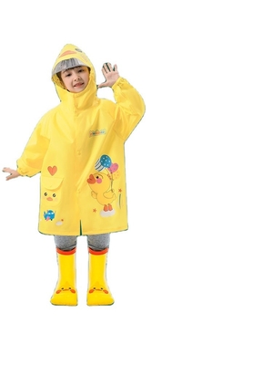 Bata de lluvia de dibujos animados para niños de material de Oxford Color personalizado Diseño de dinosaurio bebé lindo