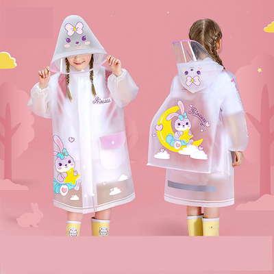 INFANTILES Bata de lluvia ligera para niños para bebés y primaria Impresión de logotipos personalizados