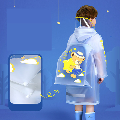 INFANTILES Bata de lluvia ligera para niños para bebés y primaria Impresión de logotipos personalizados