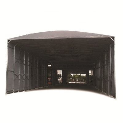 Tienda plegable retráctil para entretenimiento al aire libre Tienda de almacén de carport a prueba de agua