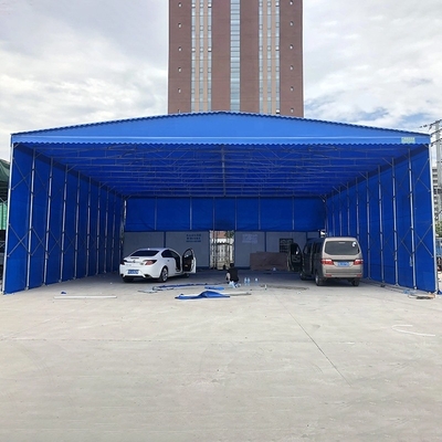 Tienda plegable retráctil para entretenimiento al aire libre Tienda de almacén de carport a prueba de agua