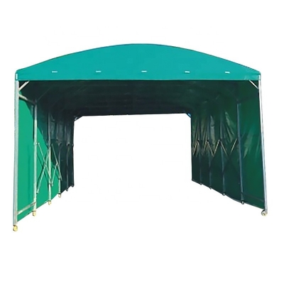 Tienda de almacenamiento para eventos al aire libre con marco de acero galvanizado y diseño versátil