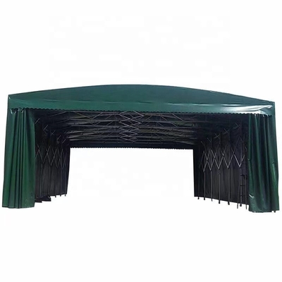 Tienda de almacenamiento para eventos al aire libre con marco de acero galvanizado y diseño versátil