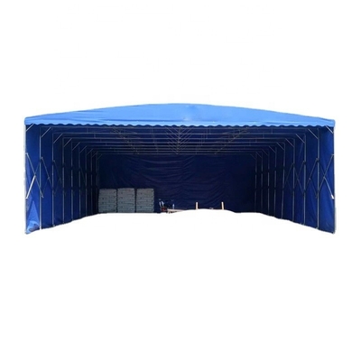 Tienda de almacenamiento para eventos al aire libre con marco de acero galvanizado y diseño versátil