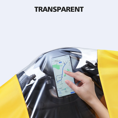 Poncho de lluvia de tamaño convencional para automóviles eléctricos con batería Tejido 100% de poliéster Pongee