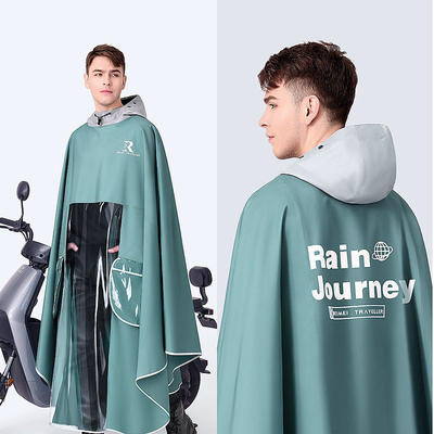 Poncho de lluvia de tamaño convencional para automóviles eléctricos con batería Tejido 100% de poliéster Pongee