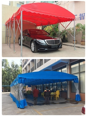 Impresión personalizada para eventos al aire libre tienda de estiramiento de empuje y tira para aparcamiento fácil