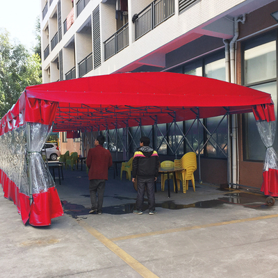 Impresión personalizada para eventos al aire libre tienda de estiramiento de empuje y tira para aparcamiento fácil