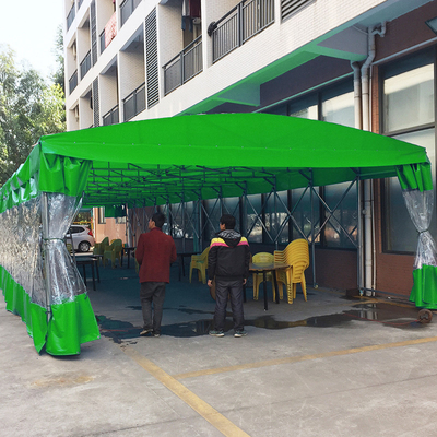 Impresión personalizada para eventos al aire libre tienda de estiramiento de empuje y tira para aparcamiento fácil