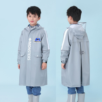 Impresión de logotipos personalizados Abrigos de lluvia para niños y niñas Ropa escolar