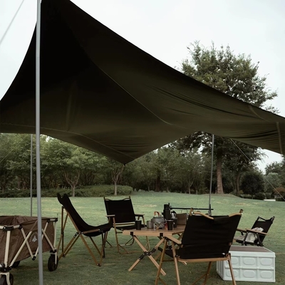 Cuadro de aluminio Camping Tarpa Tienda UPF 50 Canopy Refrigerio solar portátil Gran playa de picnic