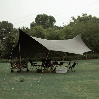 Cuadro de aluminio Camping Tarpa Tienda UPF 50 Canopy Refrigerio solar portátil Gran playa de picnic