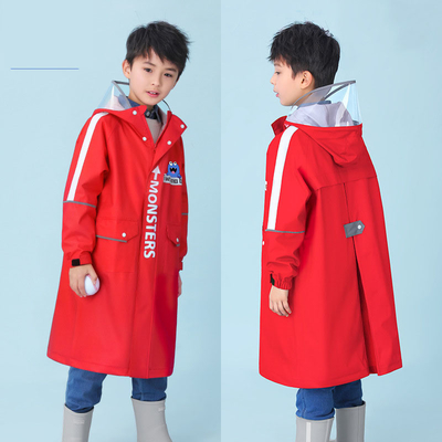 2023 Abrigos de lluvia para niños Escuela primaria para niños Ropa impermeable con bolso y poncho