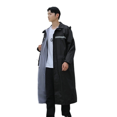 Logotipo personalizado impermeable para una sola persona ropa de lluvia hecha de tela de Oxford para exteriores