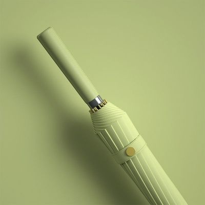 190T Tejido de nylon 16k Paraguas recto Automático mango largo Ideal para hombres y mujeres